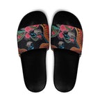 Hakea Flower And Fairy Wren Australia Slide Sandals Aboriginal Art - Aussie Hoodie