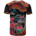 Hakea Flower And Fairy Wren Australia T Shirt Aboriginal Art
