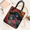 Hakea Flower And Fairy Wren Australia Tote Bag Aboriginal Art - Aussie Hoodie
