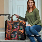 Hakea Flower And Fairy Wren Australia Travel Bag Aboriginal Art - Aussie Hoodie