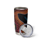 Hakea Flower And Fairy Wren Australia Tumbler Cup Aboriginal Art