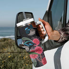 Hakea Flower And Fairy Wren Australia Tumbler With Handle Aboriginal Art
