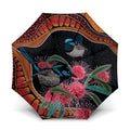 Hakea Flower And Fairy Wren Australia Umbrella Aboriginal Art - Aussie Hoodie