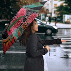 Hakea Flower And Fairy Wren Australia Umbrella Aboriginal Art - Aussie Hoodie