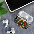 Waratah And Banksian Cockatoo AirPods Case Aboriginal Art - Aussie Hoodie