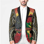 Waratah And Banksian Cockatoo Blazer Aboriginal Art - Aussie Hoodie