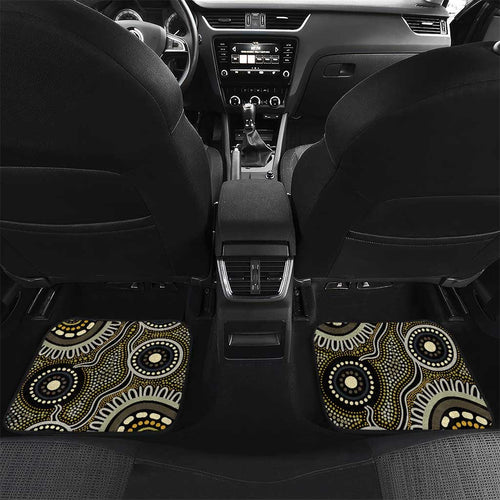 Waratah And Banksian Cockatoo Car Mats Aboriginal Art