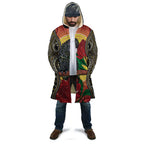 Waratah And Banksian Cockatoo Cloak Aboriginal Art - Aussie Hoodie