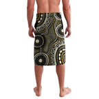 Waratah And Banksian Cockatoo Lavalava Aboriginal Art
