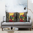Waratah And Banksian Cockatoo Pillow Cover Aboriginal Art - Aussie Hoodie