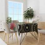 Waratah And Banksian Cockatoo Tablecloth Aboriginal Art