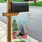 Australia Christmas Garden Flag Merry Wombat-mas Watercolor Style