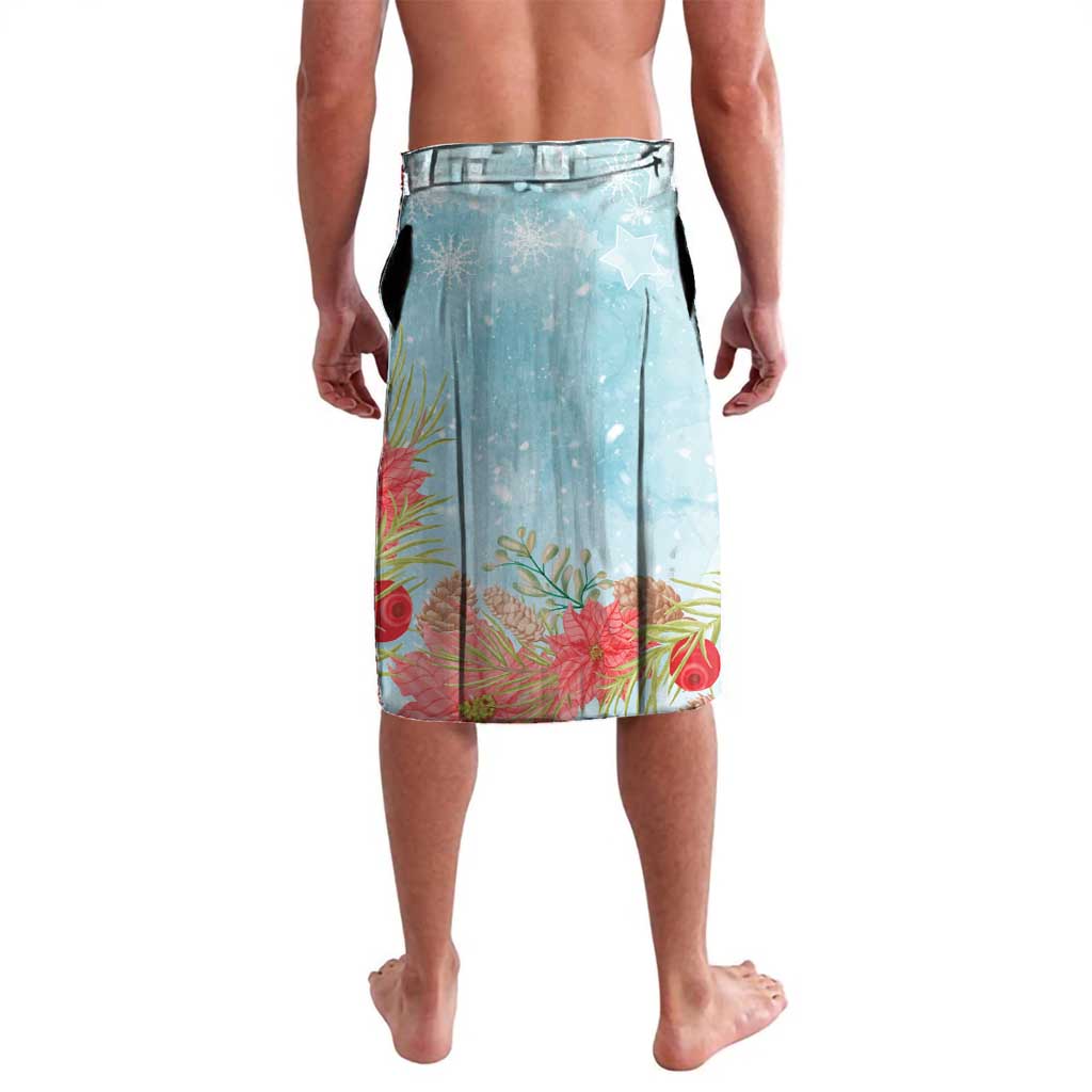 Australia Christmas Lavalava Merry Wombat-mas Watercolor Style