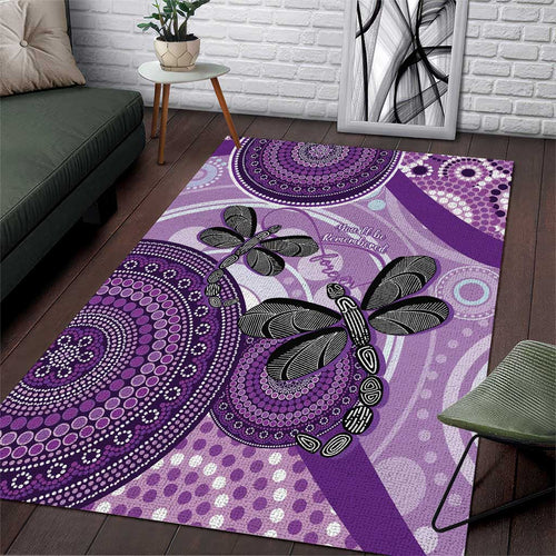 Memorial Australia Area Rug You Will Be Remembered Aboriginal Art LT14
