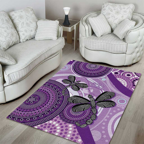 Memorial Australia Area Rug You Will Be Remembered Aboriginal Art LT14