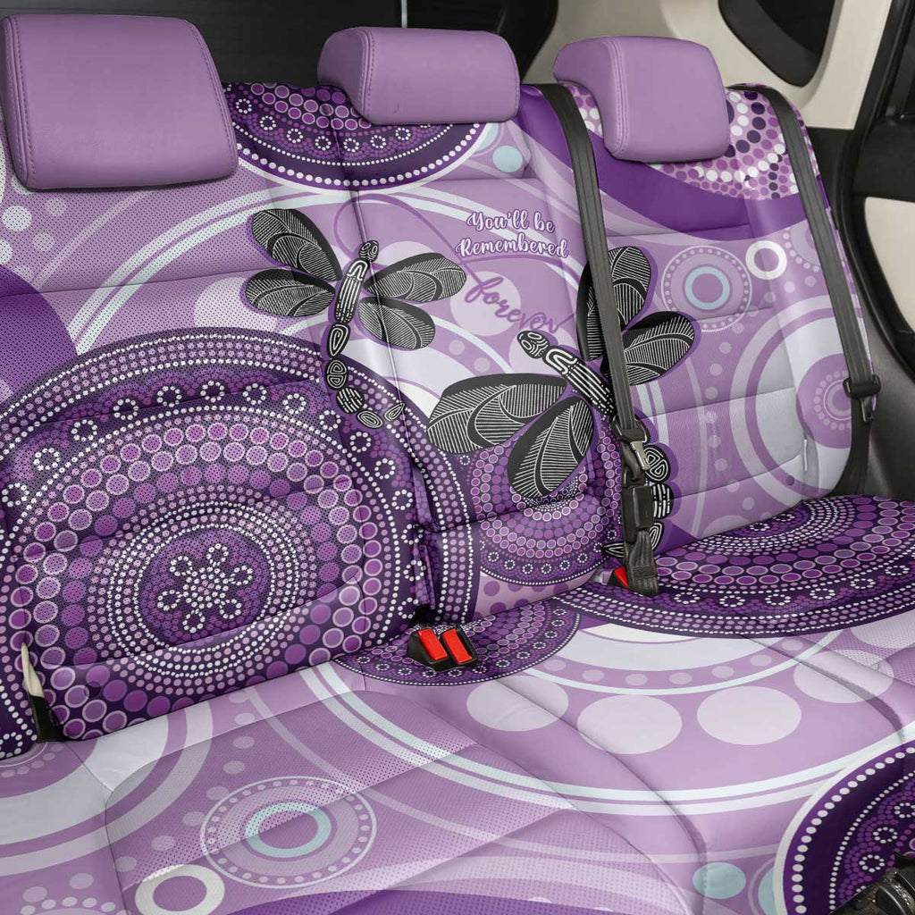 Memorial Australia Back Car Seat Cover You Will Be Remembered Aboriginal Art LT14