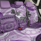 Memorial Australia Back Car Seat Cover You Will Be Remembered Aboriginal Art LT14