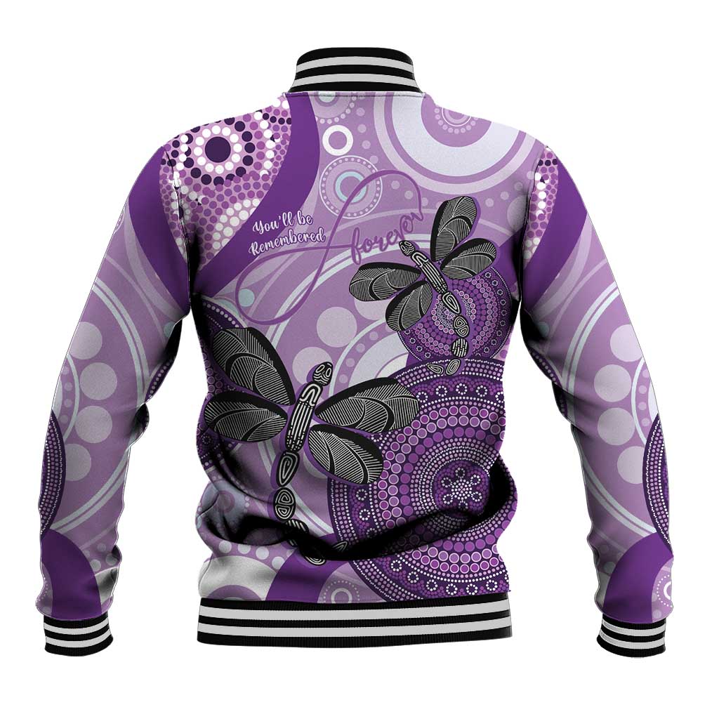 Memorial Australia Baseball Jacket You Will Be Remembered Aboriginal Art LT14