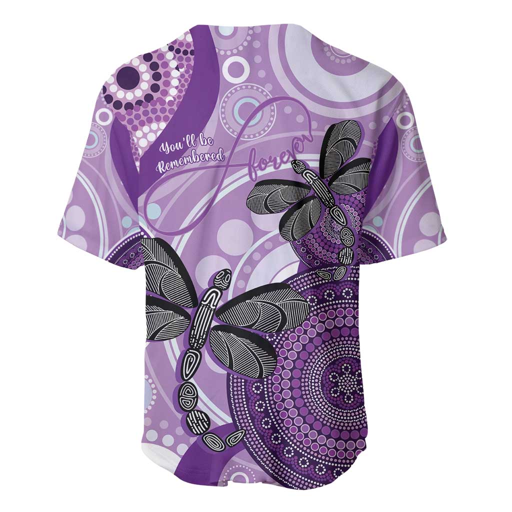 Memorial Australia Baseball Jersey You Will Be Remembered Aboriginal Art LT14