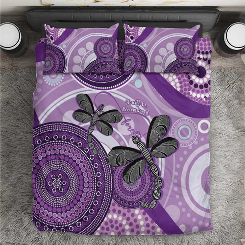 Memorial Australia Bedding Set You Will Be Remembered Aboriginal Art LT14