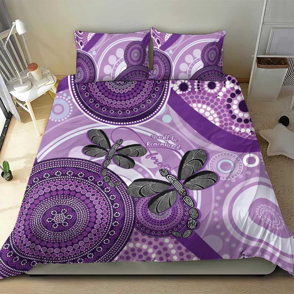 Memorial Australia Bedding Set You Will Be Remembered Aboriginal Art LT14