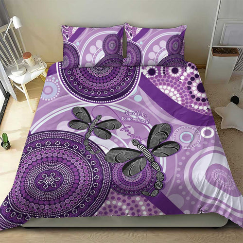 Memorial Australia Bedding Set You Will Be Remembered Aboriginal Art LT14