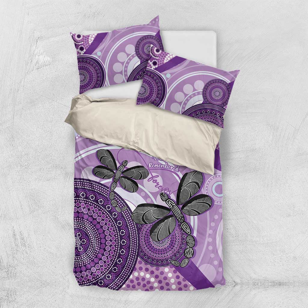 Memorial Australia Bedding Set You Will Be Remembered Aboriginal Art LT14