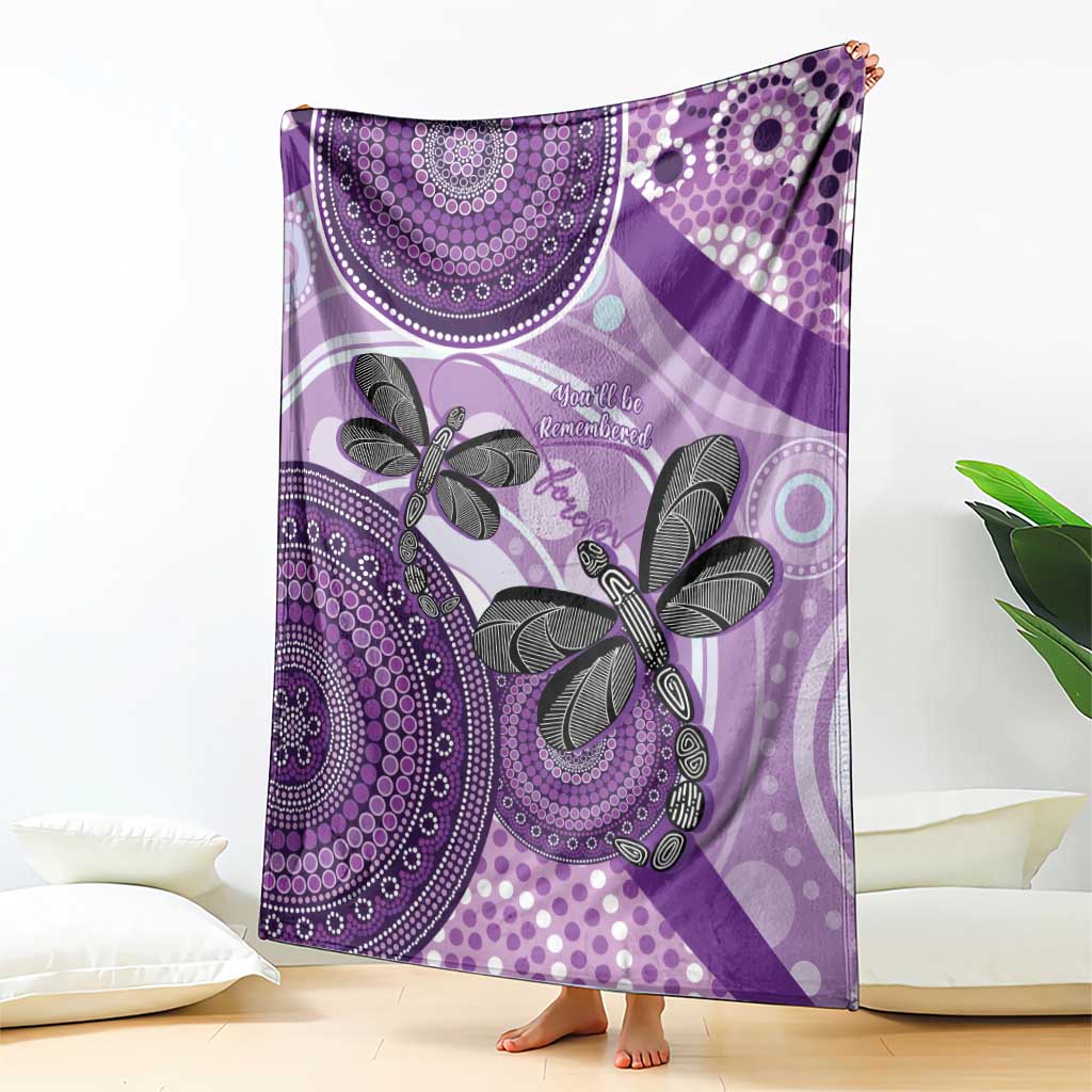 Memorial Australia Blanket You Will Be Remembered Aboriginal Art LT14