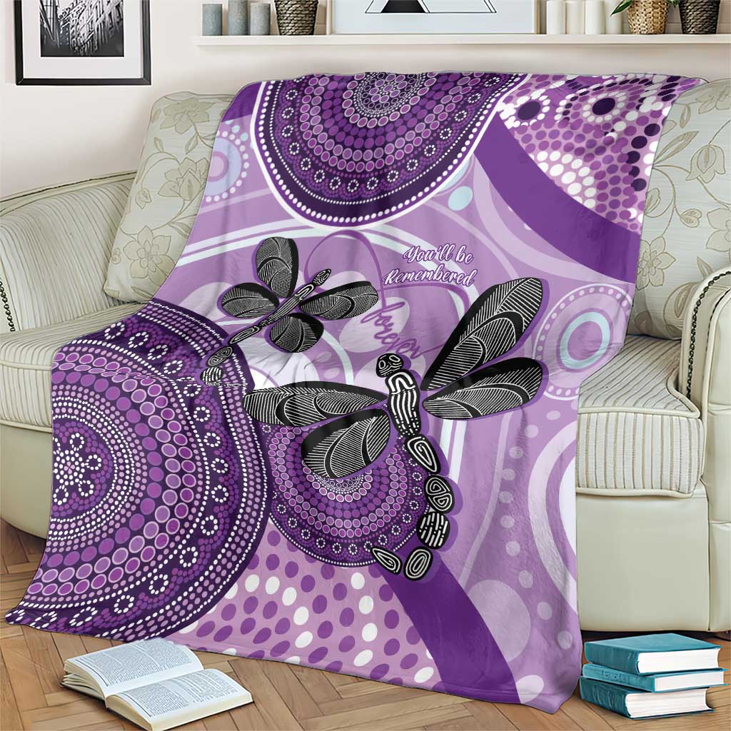 Memorial Australia Blanket You Will Be Remembered Aboriginal Art LT14