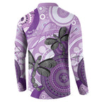 Memorial Australia Button Sweatshirt You Will Be Remembered Aboriginal Art LT14