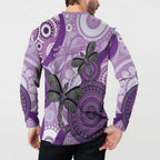 Memorial Australia Button Sweatshirt You Will Be Remembered Aboriginal Art LT14