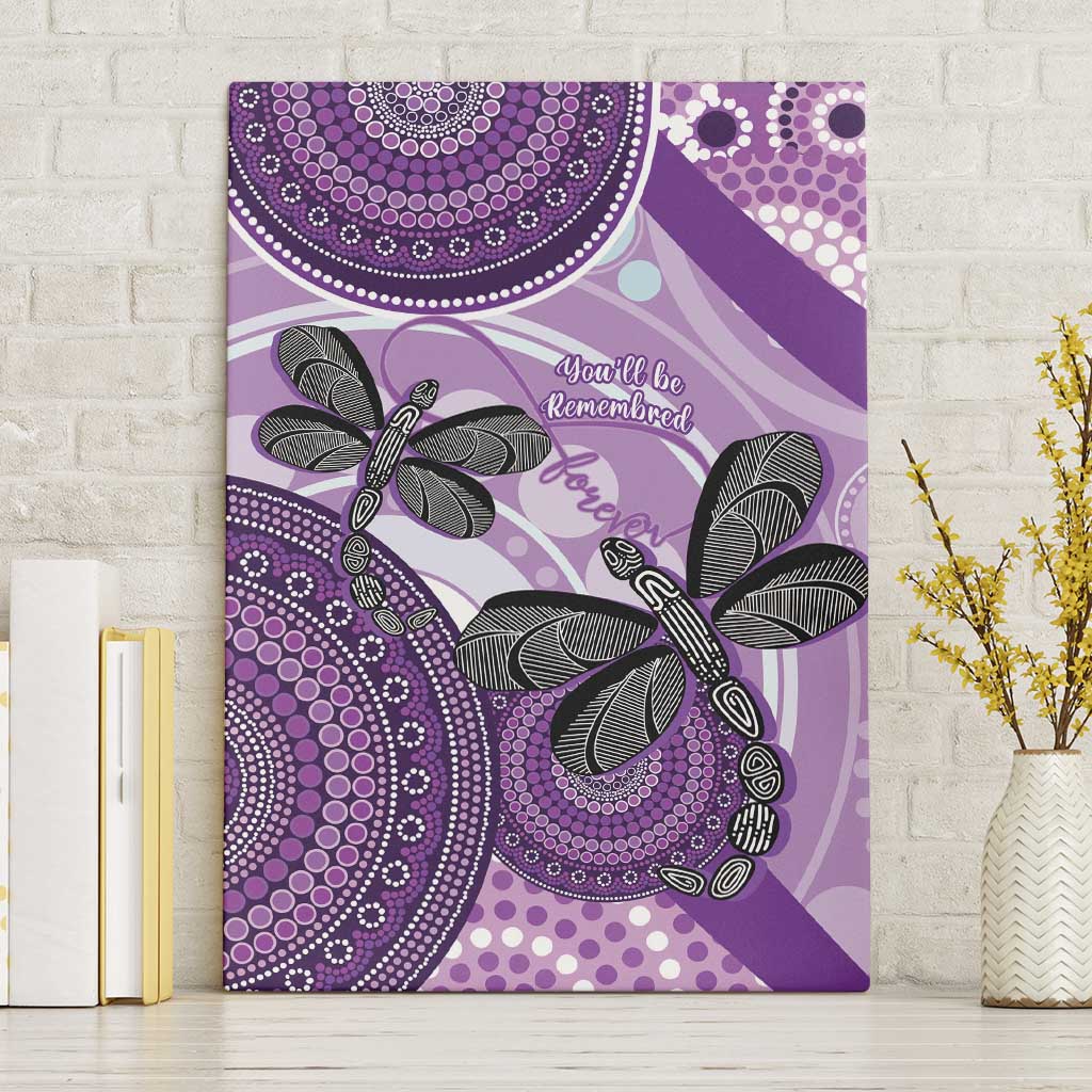 Memorial Australia Canvas Wall Art You Will Be Remembered Aboriginal Art