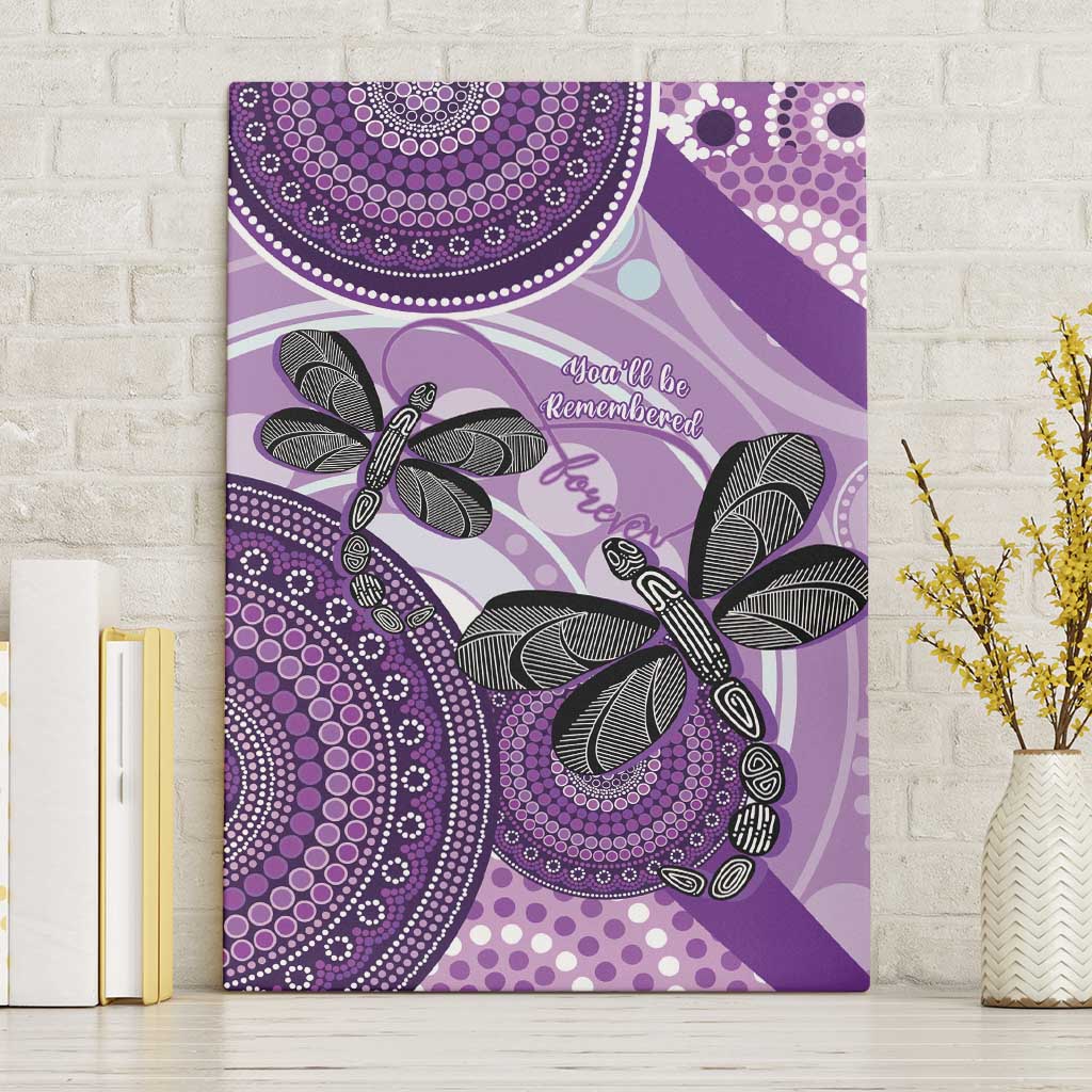 Memorial Australia Canvas Wall Art You Will Be Remembered Aboriginal Art LT14