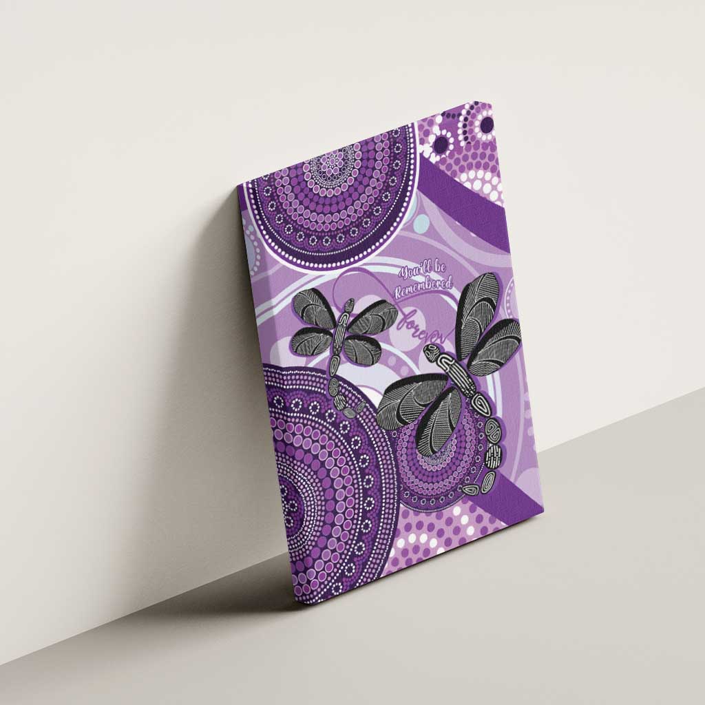 Memorial Australia Canvas Wall Art You Will Be Remembered Aboriginal Art LT14