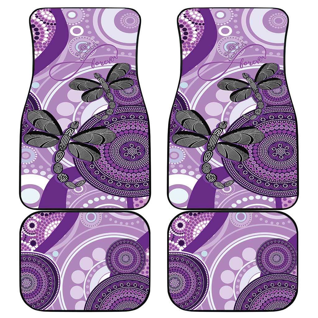 Memorial Australia Car Mats You Will Be Remembered Aboriginal Art LT14