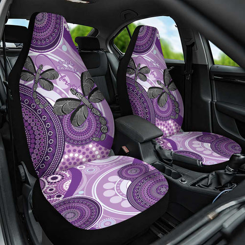 Memorial Australia Car Seat Cover You Will Be Remembered Aboriginal Art LT14