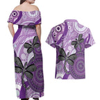 Memorial Australia Couples Matching Off Shoulder Maxi Dress and Hawaiian Shirt You Will Be Remembered Aboriginal Art LT14