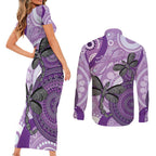 Memorial Australia Couples Matching Short Sleeve Bodycon Dress and Long Sleeve Button Shirt You Will Be Remembered Aboriginal Art LT14