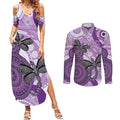 Memorial Australia Couples Matching Summer Maxi Dress and Long Sleeve Button Shirt You Will Be Remembered Aboriginal Art LT14