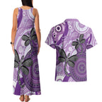 Memorial Australia Couples Matching Tank Maxi Dress and Hawaiian Shirt You Will Be Remembered Aboriginal Art LT14