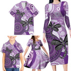 Memorial Australia Family Matching Long Sleeve Bodycon Dress and Hawaiian Shirt You Will Be Remembered Aboriginal Art LT14