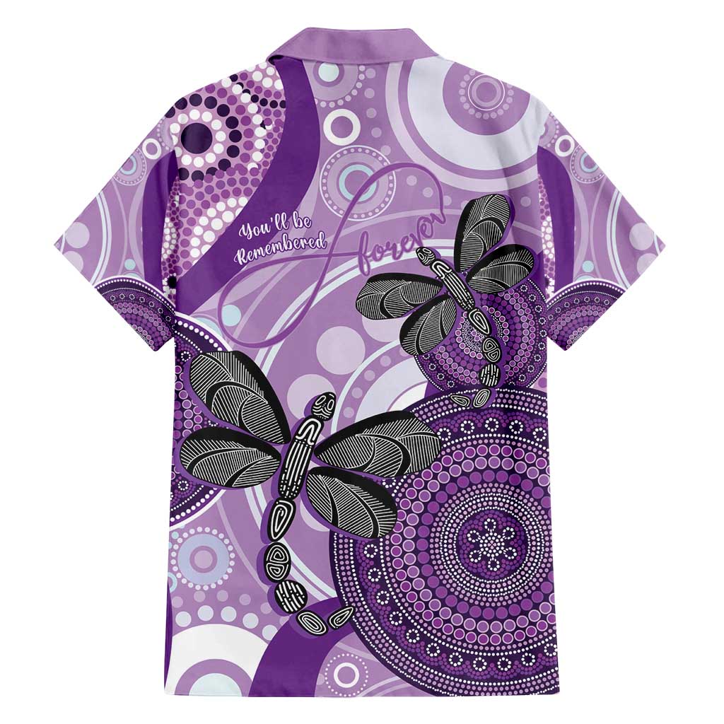 Memorial Australia Family Matching Off Shoulder Maxi Dress and Hawaiian Shirt You Will Be Remembered Aboriginal Art LT14