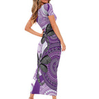 Memorial Australia Family Matching Short Sleeve Bodycon Dress and Hawaiian Shirt You Will Be Remembered Aboriginal Art LT14