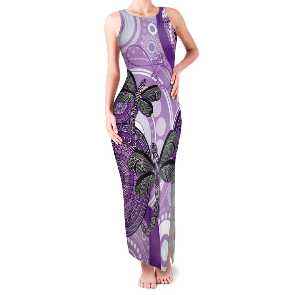 Memorial Australia Family Matching Tank Maxi Dress and Hawaiian Shirt You Will Be Remembered Aboriginal Art LT14