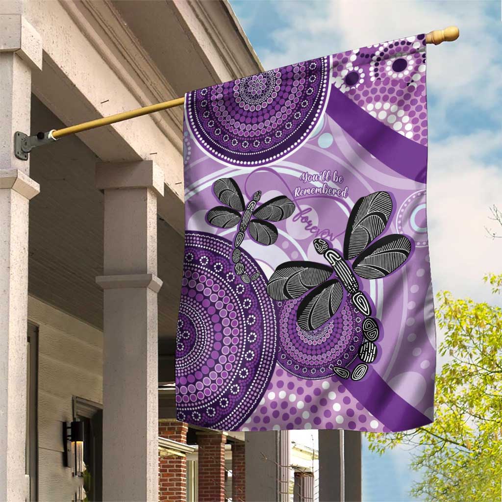 Memorial Australia Garden Flag You Will Be Remembered Aboriginal Art LT14