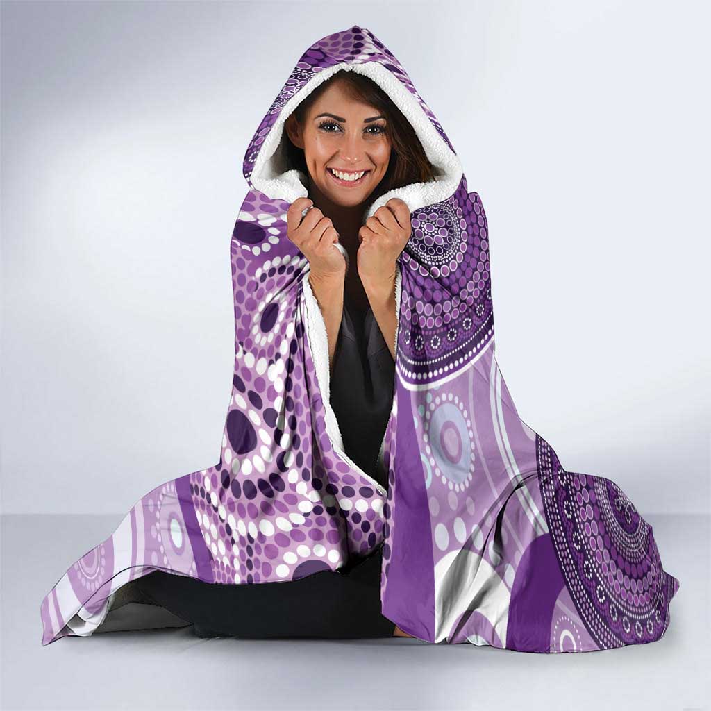 Memorial Australia Hooded Blanket You Will Be Remembered Aboriginal Art LT14