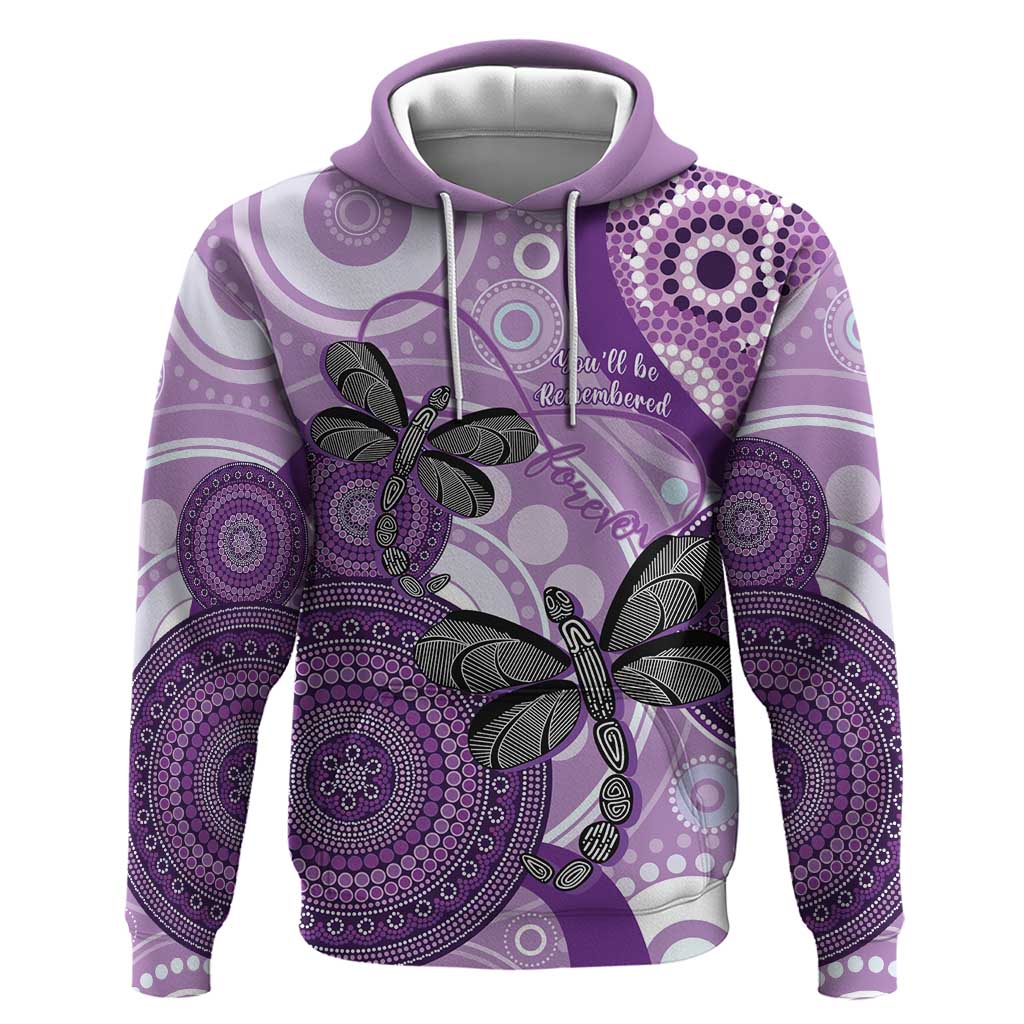 Memorial Australia Hoodie You Will Be Remembered Aboriginal Art LT14