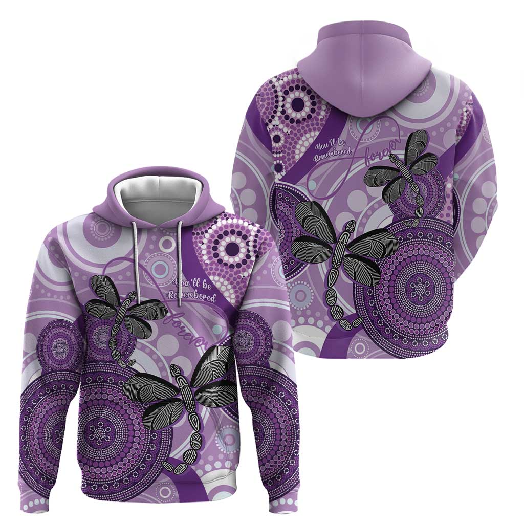 Memorial Australia Hoodie You Will Be Remembered Aboriginal Art LT14