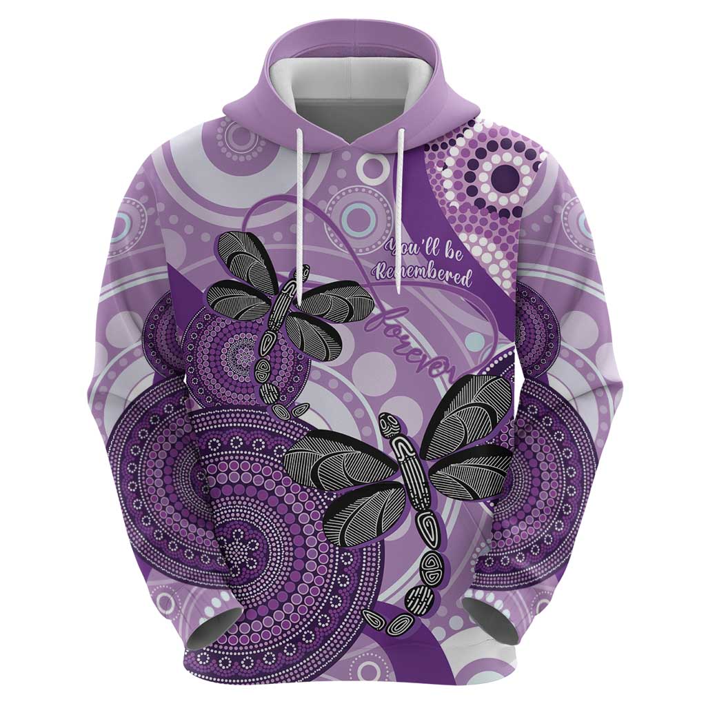 Memorial Australia Hoodie You Will Be Remembered Aboriginal Art LT14