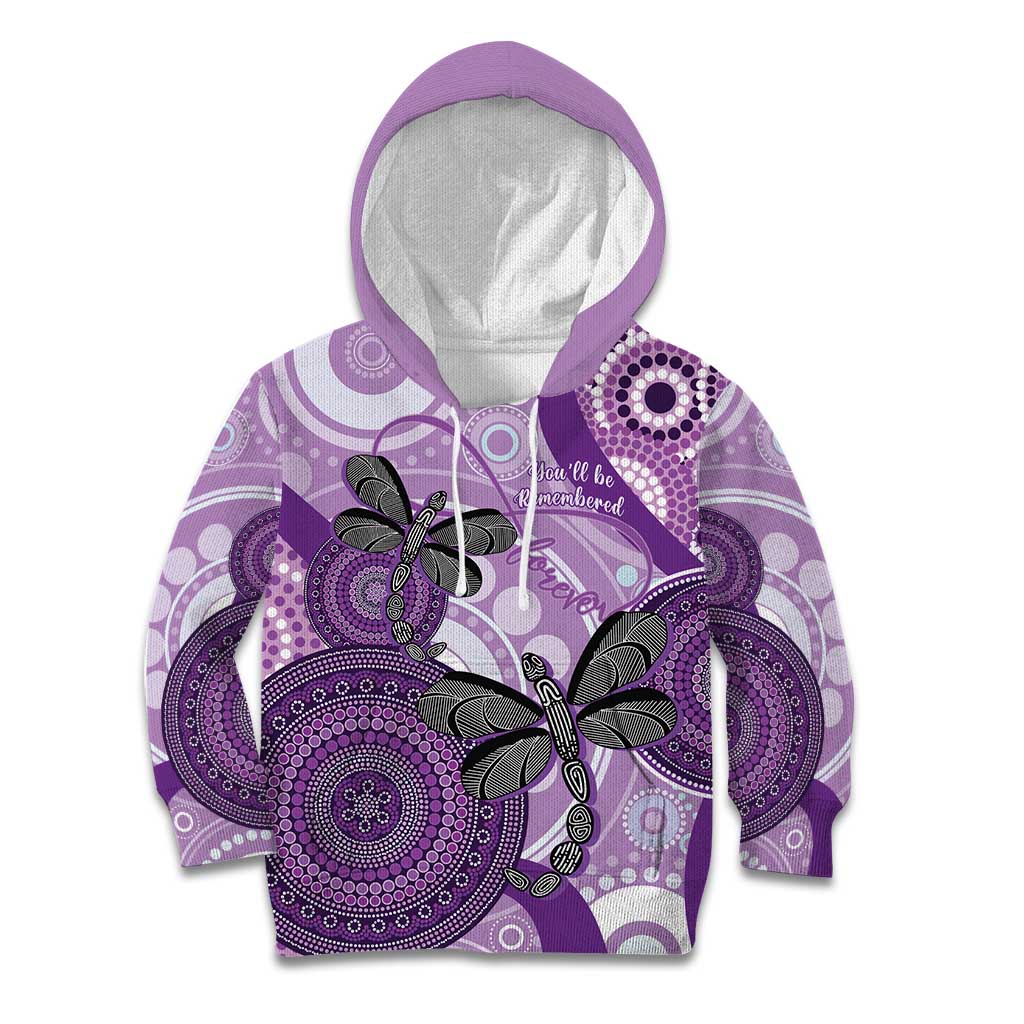 Memorial Australia Kid Hoodie You Will Be Remembered Aboriginal Art LT14